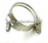 Tiger Type Hose Clamps W/White zinc plated