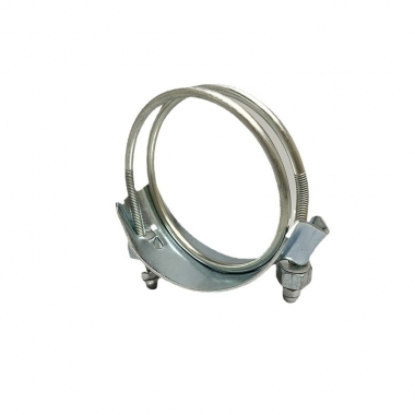 Tiger Type Hose Clamps W/White zinc plated