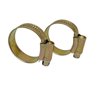 British Type Hose Clamp(Yellow zinc plated）  W1