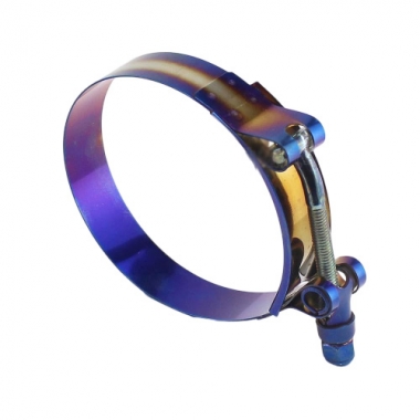 T Bolt Hose Clamp W2（self-lock nut）Auto modification blue clamp 301 stainless steel blue clamp modification to strengthen the pipeline fastening throat clamp