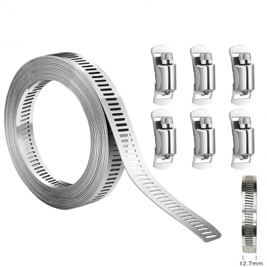 12.7mm band American type Quick Release Hose clamp